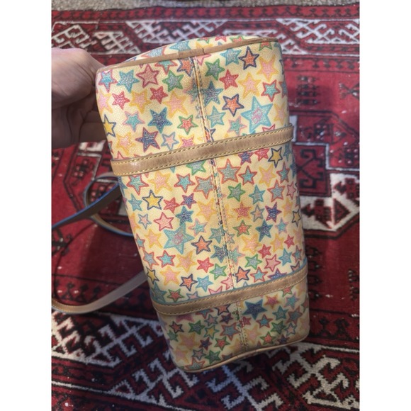 2005 Vintage Dooney & Bourke Multicolor Star Barrel Bag - Picture 3 of 6